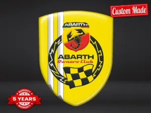 Fiat Abarth Pegatinas Cúpula Personalizadas Calidad Premium Elegante